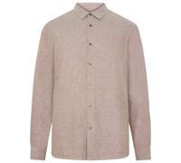 KnowledgeCotton Apparel - Regular Fit Heavy Twill Flannel - Shirt size 3XL, brown