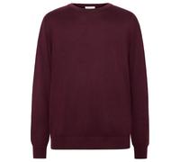 KnowledgeCotton Apparel - Regular Merino Knit Crew Neck - Wool jumper size XXL, red