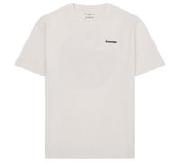 KnowledgeCotton Apparel - Regular S/S Heavy Single Jersey Scenery Back Print - T-shirt size L, white
