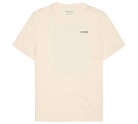 KnowledgeCotton Apparel - Regular Single Jersey Hik Printed - T-shirt size XL, white
