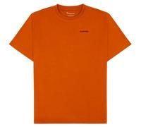 Knowledge Cotton Apparel - Organic cotton T-shirt - Regenerative Organic Cotton Back Print T-Shirt Pumpkin Spice for Men - Size M - Orange Orange M