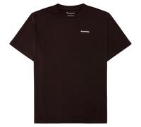 KnowledgeCotton Apparel - S/S Heavy Single MTN Back Print - T-shirt size S, black