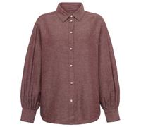KnowledgeCotton Apparel - Women's Fisbone Flanel - Blouse size XS, brown