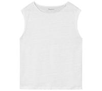 KnowledgeCotton Apparel - Women's Loose Fold Up Linen - Top size M, white