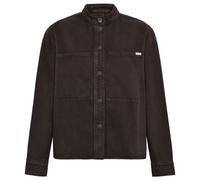 KnowledgeCotton Apparel - Women's Loose Stand Collar Heavy - Blouse size L, black