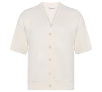 KnowledgeCotton Apparel - Women's Organic Cotton Knitted Cardigan - Jumper size M, white