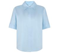 KnowledgeCotton Apparel - Women's Organic Cotton Shirt - Blouse size S, blue