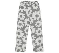 KnowledgeCotton Apparel - Women's Posey Linen-Mix Printed Pants - Casual trousers size M, grey