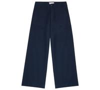 KnowledgeCotton Apparel - Women's Posey Wide Slub Yarn - Casual trousers size 36, blue