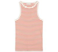 KnowledgeCotton Apparel - Women's Striped Racer Rib Top - Top size XXL, pink