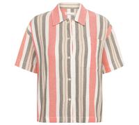 KnowledgeCotton Apparel - Women's Striped S/S Shirt - Blouse size L, pink