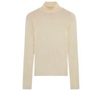 KnowledgeCotton Apparel - Women's Wool L/S Roll Neck - Wool jumper size L, sand