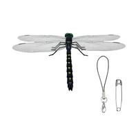Knowlife 2Pcs Realistic Dragonfly Hat Clip For Bugss Repellentss, Dragonfly Toy Figurine, Artificial Fake Dragonflies Repelling Supplies, Educational Model Craft Decor For Clothes, Bag, Keychain