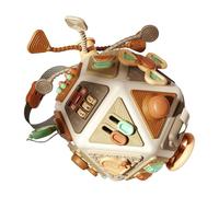 Knowlife Busy Cube Toys,Fine Motor Skills Development Preschool Activity - Early Learning Educational Interactive Toys for Toddler,for Birthday Christmas Holiday Festive Stocking Stuffer