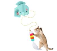 Knowlife Cat Automatic Toy - Electric Interactive Kitten Game,Simulation Kitten Hangable Toy | for Exercise Boredom Relief Hunting Simulation Training Enrichment