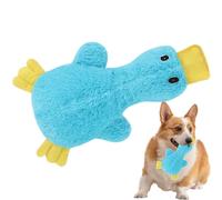 Knowlife Dog Chew Plush Toys | Soft Bite-Resistant Crinkle Duck,Dog Chewing Pet Toys Squeaky Doll,for Small to Large Breeds Living Room Balcony Yard Garden Camping