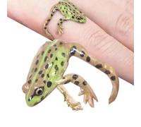 Knowlife Frog Rings,Weird Rings - Funny Adjustable Open Cool Nature-Themed Jewelry For Women Men Boys Girls Animal Lovers