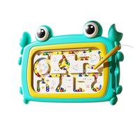 Knowlife Magnetic Maze Board,Fun Crab Shape Educational Games with Pen - Fine Motor Skills Toys | for Boys Boy Girls Girl Children Travel Day Home Play Easter Valentines