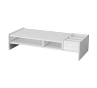 Knowlife Monitor Stand for Desk - 3-Tier Desk Organizer Shelf,Office Supplies for Reading Filing Study Working Gaming Display Home School Dorm Business Workstation