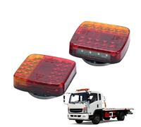 Knowlife Replacement Trailer Tail Lights - Bright Safety Warning Trailer Taillight - Versatile Night Driving Accessories Safety Warning Lamp for Commuting Working Outdoor