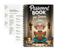 Knowlife Ring Notebook - Cartoon Elderly Pattern Spring Notebook - 72 Pages Planner for Work Law Field Notes Adult Classroom Research Studying Journaling Teachers Writers