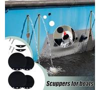 Knowlife Scupper Valves | 4-Piece Boat Scupper Flapper Replacement,Marine Equipment Drainage for Sea Lake Fishing Saltwater Kayak Freshwater Boating Dock Yacht Speedboat Repair