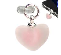 Knowlife Type C Dust Plug | Cell Phone Charger Port Cover - Heart Shape Type C Dustproof Plug for Computer Headphones Tablet, Cellphone Charger Port Guard