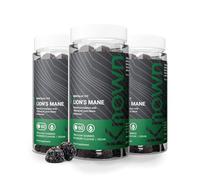 Known 1000mg Lions Mane Mushroom Gummies - Blueberry Flavour - Chewable Vegan Nootropic Gummy Supplement - 3 Month Supply - for Men & Women