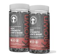 Known 2500mg High Strength Lions Mane Mushroom Gummies - Blackcurrant Flavour - Chewable Vegan Nootropic Gummy Supplement - Brain, Focus & Memory Support - 2 Month Supply - for Men & Women