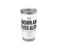 Known and Never Alone Seen Loved Held Crown Dove Stainless Steel Insulated Tumbler
