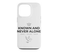 Known And Never Alone Seen Loved Held Line Art Dove Case for iPhone 13 Pro