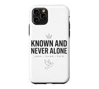 Known And Never Alone Seen Loved Held Tonal Dark Faith Case for iPhone 11 Pro