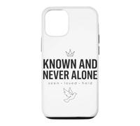 Known And Never Alone Seen Loved Held Tonal Dark Faith Case for iPhone 12/12 Pro