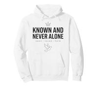 Known And Never Alone Seen Loved Held Tonal Dark Faith Pullover Hoodie