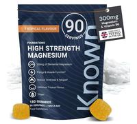 Known Delicious High-Strength Magnesium Gummies 300mg - 3 Month - Tropical