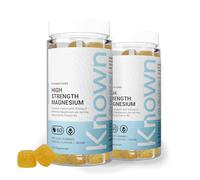 Known Delicious High-Strength Magnesium Gummies - 300mg Elemental Magnesium - Natural Mixed Tropical Flavour - 60 Vegan Gummies, 2 Months Supply