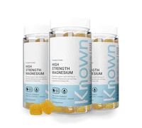 Known Delicious High-Strength Magnesium Gummies - 300mg Elemental Magnesium - Natural Mixed Tropical Flavour - 60 Vegan Gummies, 3 Months Supply