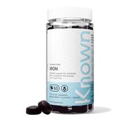 Known Delicious Iron Gummies - 7mg Iron for Energy & Immune Support - Natural Mixed Berry Flavour - 60 Vegan Gummies, 1 Month Supply