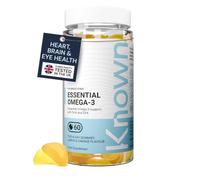 Known Essential Omega 3 Gummies 120mg - 1 Month Supply - Lemon & Orange | Tasty Gummy Alternative to Soft-Gels - With DHA & EPA - Supports Heart Health & Wellbeing - For Men & Women