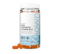 Known High Strength 500mcg Vitamin B12 Gummies - Pineapple Flavour - Chewable Vegan Gummy Supplement - High Absorption - Energy, Metabolism & Tiredness Reduction - 1 Month Supply - for Men & Women