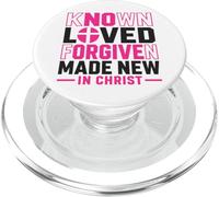 Known Loved Forgiven Made New in Christ Christian Quote PopSockets PopGrip for MagSafe