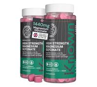 Known Magnesium Glycinate Gummies 1440mg - 2 Month Supply - Strawberry | 140mg Elemental Magnesium - Sugar-Free Vegan Gummy - Sleep, Relaxation & Muscle Support - Adults & Kids