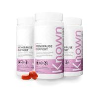 Known Menopause Support Gummies - Tutti Frutti Flavour - Vegan Multivitamin Gummy Supplement with Evening Primrose Oil, Sage, Red Clover & Vitamins - Perimenopause & Postmenopause - 3 Month Supply