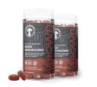 Known Mood Mushrooms Gummies - Lion’s Mane, B Vitamins - Brain Health & Hormone Balance - Natural Apple Pie Flavour - 60 Vegan Gummies, 2 Month Supply