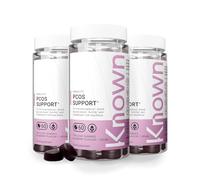 Known PCOS Support Gummies Value Pack - Blueberry - 3 Month Supply - 3rd Party Tested - Vegan - Easy Powder Alternative - Reproductive Health Support - Vitamin B6, Zinc & Chromium