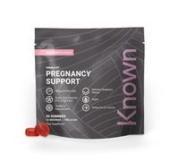 Known Pregnancy Support Multivitamin Gummies - 400µg Folic Acid - for Maternal Health - Natural Raspberry Flavour - 30 Vegan Gummies, 15 Day Supply
