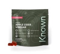 Known Tasty Apple Cider Vinegar Gummies - 1000mg ACV, Vitamin C, Chromium for Metabolism - Natural Apple Flavour - 30 Vegan Gummies, 15 Day Supply