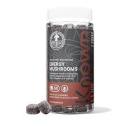 Known Tasty Energy Mushrooms Gummies - B Vitamins & Cordyceps - Energy & Fatigue - Natural Mixed Berry Flavour - 60 Vegan Gummies, 1 Month Supply
