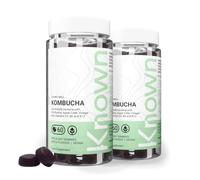 Known Tasty Kombucha Gummies - Apple Cider Vinegar, Gut-Friendly Bacteria & B Vitamins - Natural Apple Flavour - 60 Vegan Gummies, 2 Months Supply