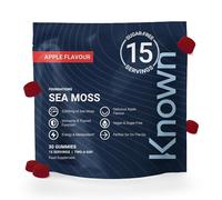 Known Tasty Sea Moss Gummies - 5000mg Sea Moss, Vitamin C, Iodine - Supports Immunity - Natural Apple Flavour - 30 Vegan Gummies, 15 Day Supply
